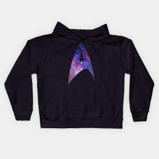 Starfleet Space Glitter Kids Hoodie